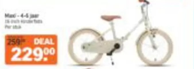 16 inch kinderfiets