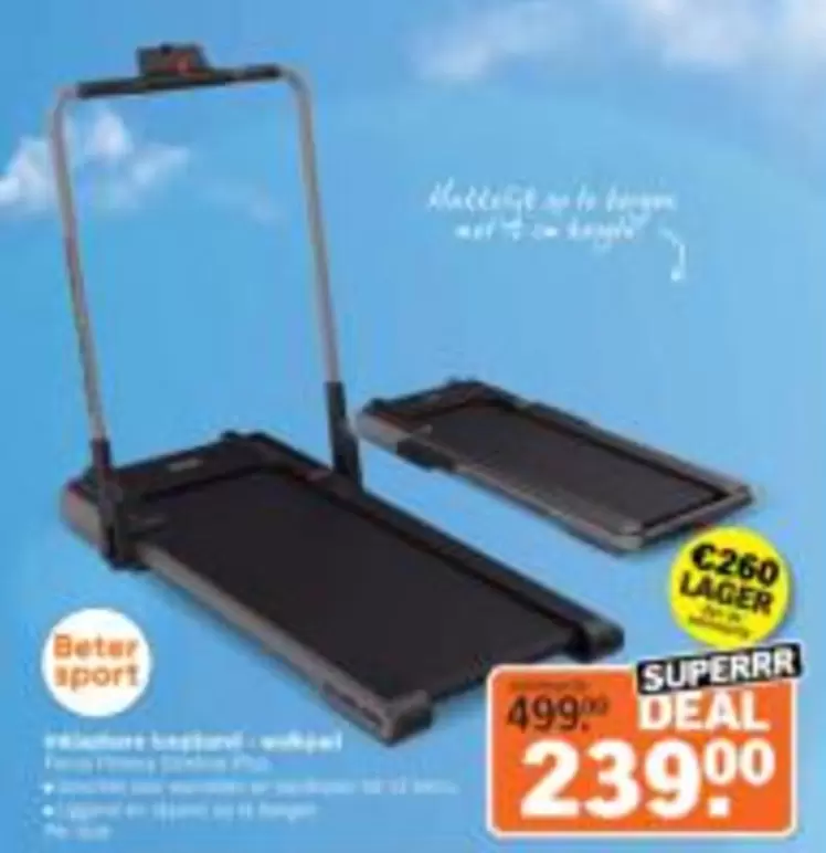 inklaptare loopband - walkpad Twist Fitness Extreme Plus