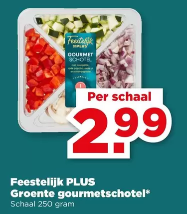 Gourmet - Groente gourmetschotel