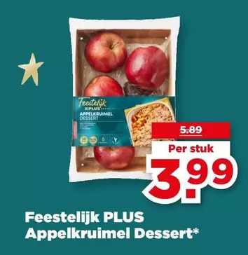 Appelkruimel Dessert*