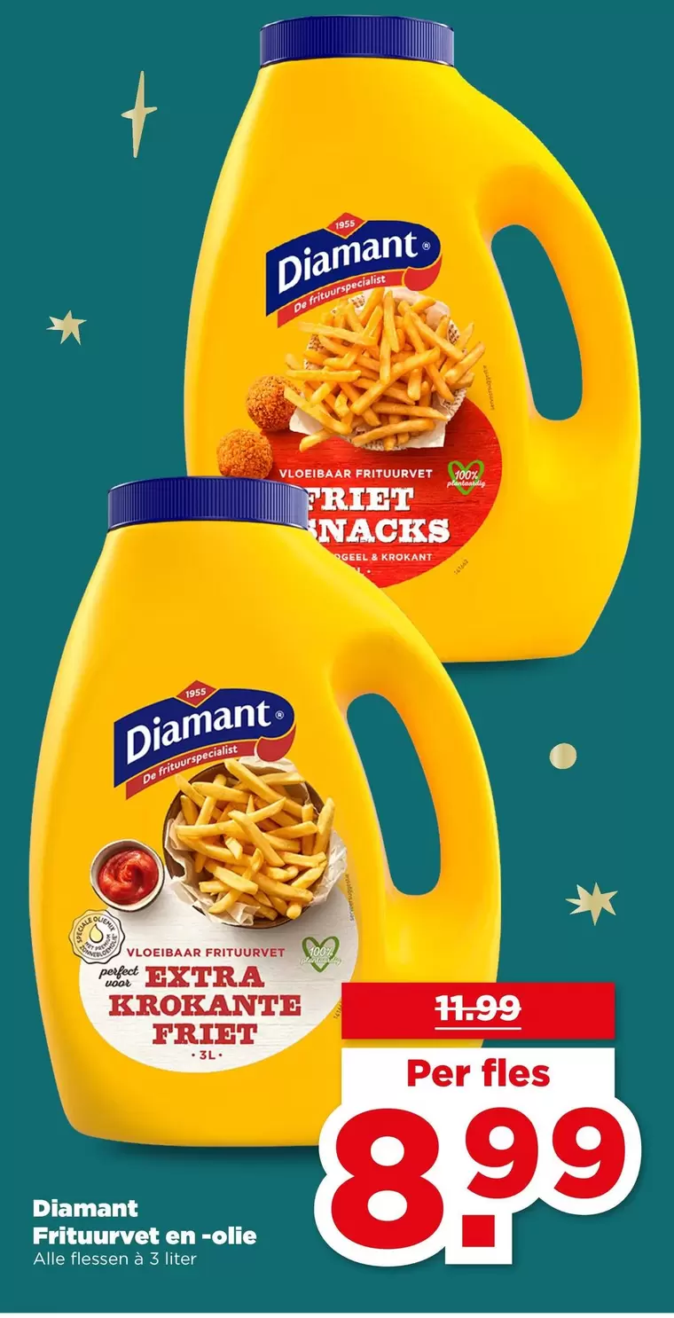 Diamant - Frituurvet en-olie