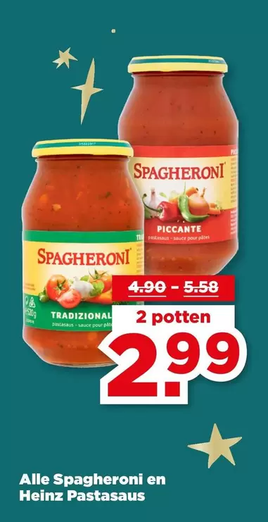 Heinz - Spagheroni en  Pastasaus