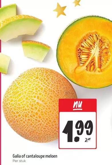 Galia of cantaloupe meloen