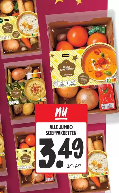 Jumbo - ALLE JUMBO SOEPPAKKETTEN