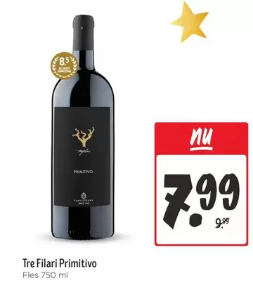 De - Tre Filari Primitivo