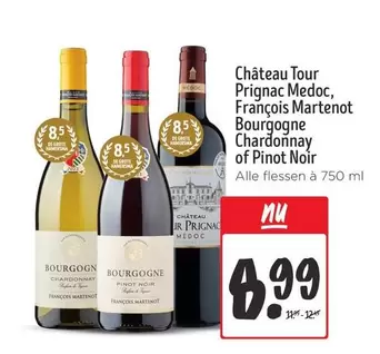 De - Château Tour Prignac Medoc, François Martenot Bourgogne Chardonnay of Pinot Noir