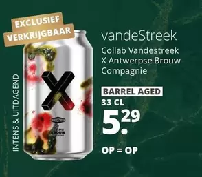 Op - Collab Vandestreek X Antwerpse Brouw Compagnie