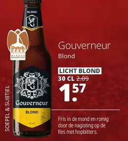 Dutch - Gouverneur Blond