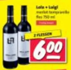 Lolla + Luigi merlot tempranillo