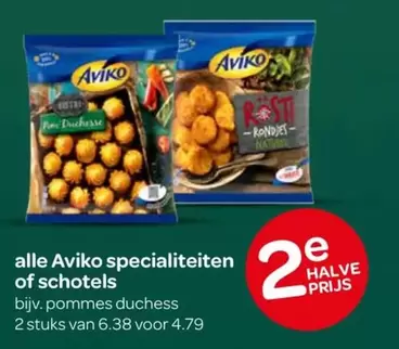 Aviko specialiteiten of schotels