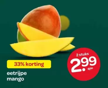 Eetrijpe Mango