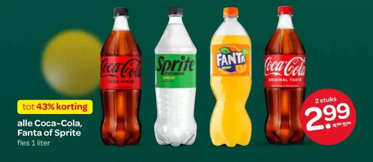Coca-Cola - , Fanta of Sprite