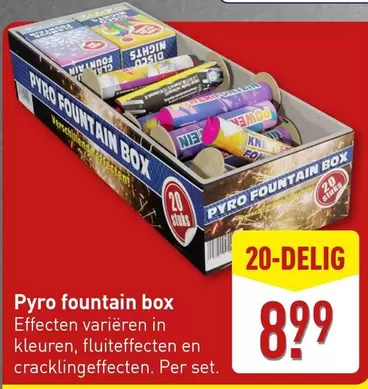 Pyro fountain box