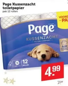 Comfort - Kussenzacht toiletpapier