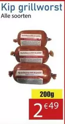 Kip grillworst