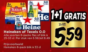 Texels - Heineken or  0.0