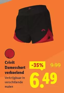 Damesshort verkoelend