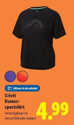 De - Dames-sportshirt