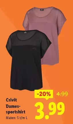 Dames-sportshirt