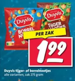 tijger- of borrelnootjes