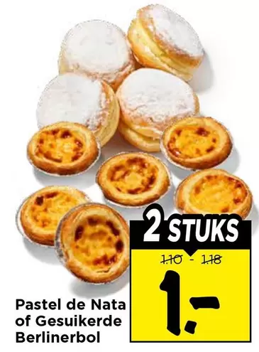 De - Pastel de Nata of Gesuikerde Berlinerbol