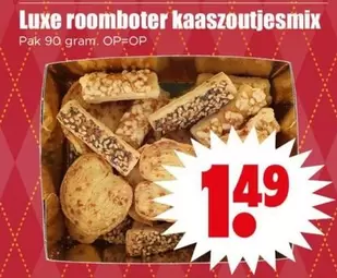 Luxe roomboter kaaszoutjesmix