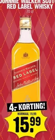 Johnnie Walker - RED LABEL WHISKY