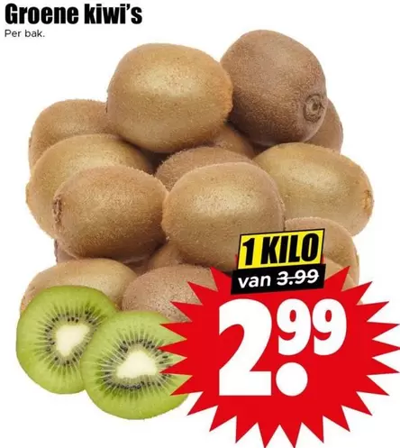 Groene kiwi's
