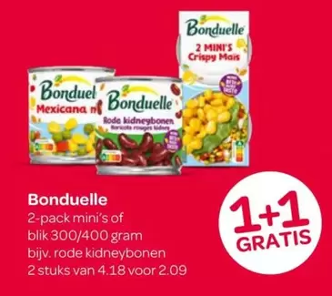 Bonduelle - 2-pack mini's of blik