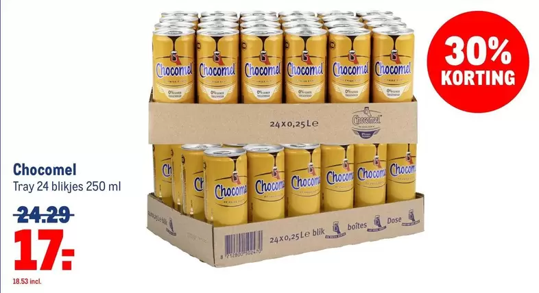 Tray 24 blikjes 250 ml