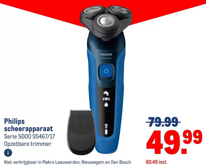 Philips - scheerapparaat Serie 5000 S5467/17