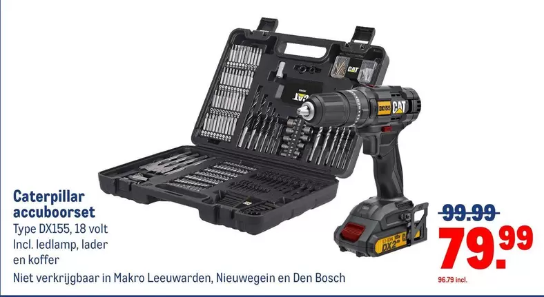 CAT - Accuboorset