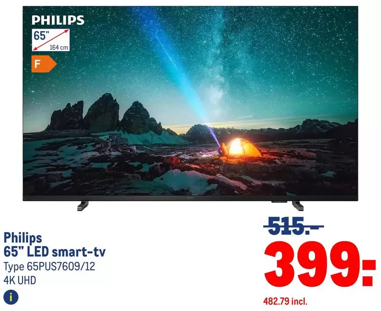 Philips - 65" LED smart-tv