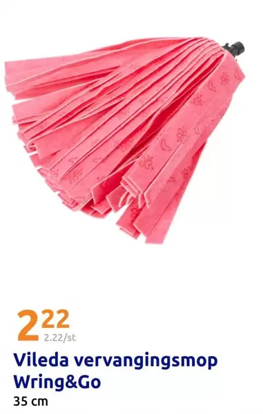 Vileda - vervangingsmop Wring&Go
