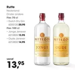 Dutch -  Dry Gin, Jonge Jenever, Oude Jenever