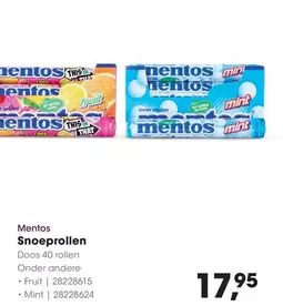 Mentos - Snoeprollen