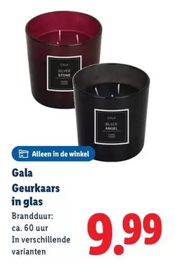 stone - Geurkaars in glas