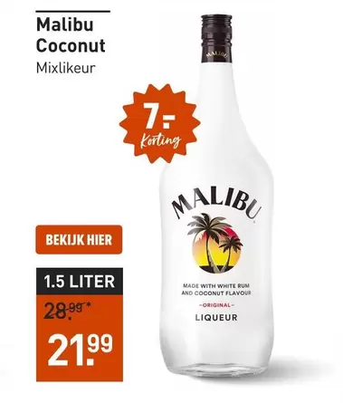Malibu - Coconut Mixlikeur