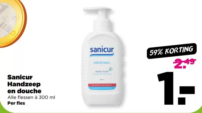 Euro - Handzeep en douche