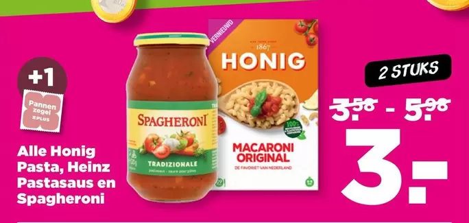 Heinz - Pasta, Pastasaus en Spagheroni