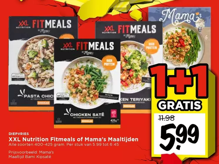 XXL Nutrition Fitmeals of Mama's Maaltijden
