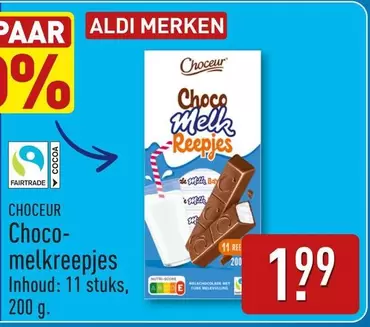 Choco-melkreepjes