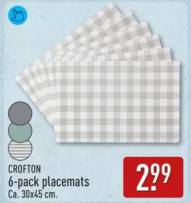 6-pack placemats