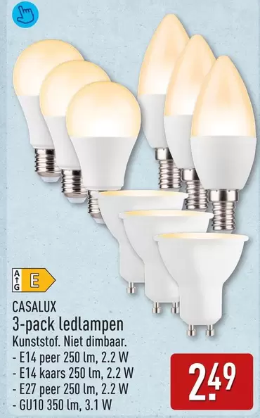 3-pack ledlampen