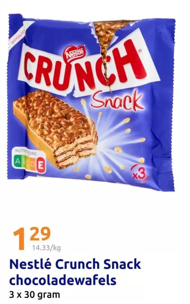 Nestlé - Crunch Snack chocoladewafels