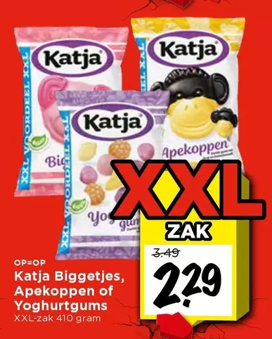 Big - getjes, Apekoppen of Yoghurtgums