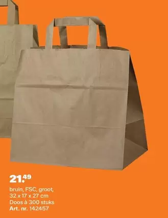 Bruin - bruin, FSC, groot