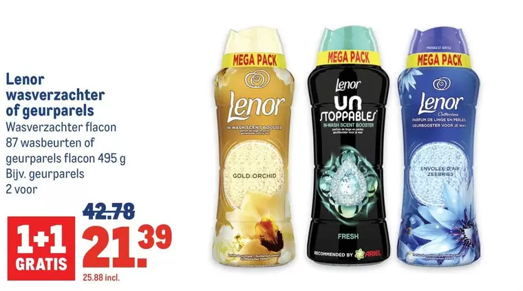 mega - Wasverzachter Of Geurparels