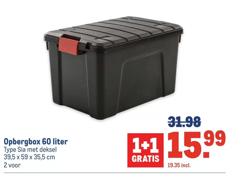 Opbergbox 60 liter