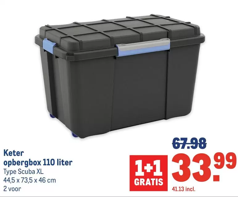 opbergbox 110 liter